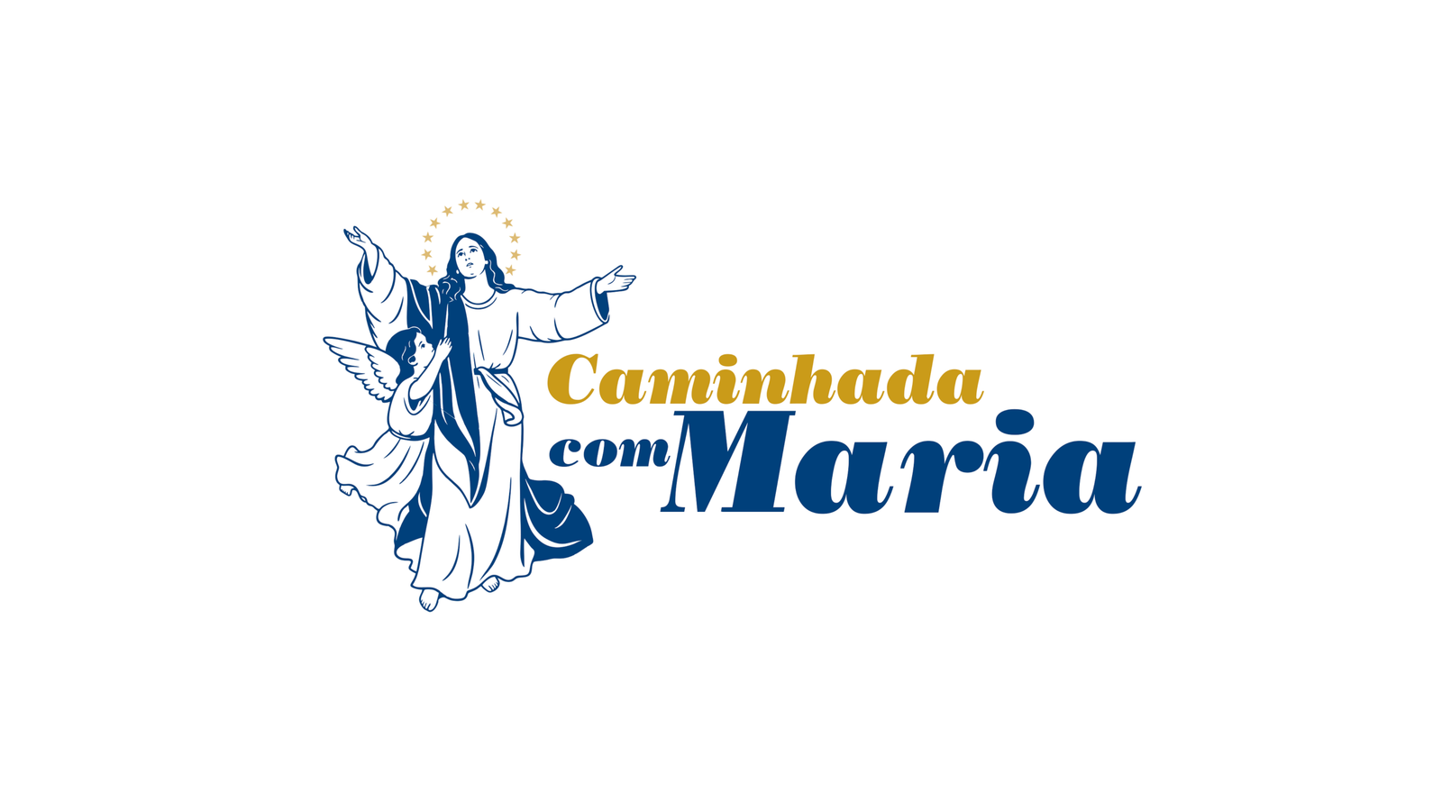 Logo Caminhada com Maria