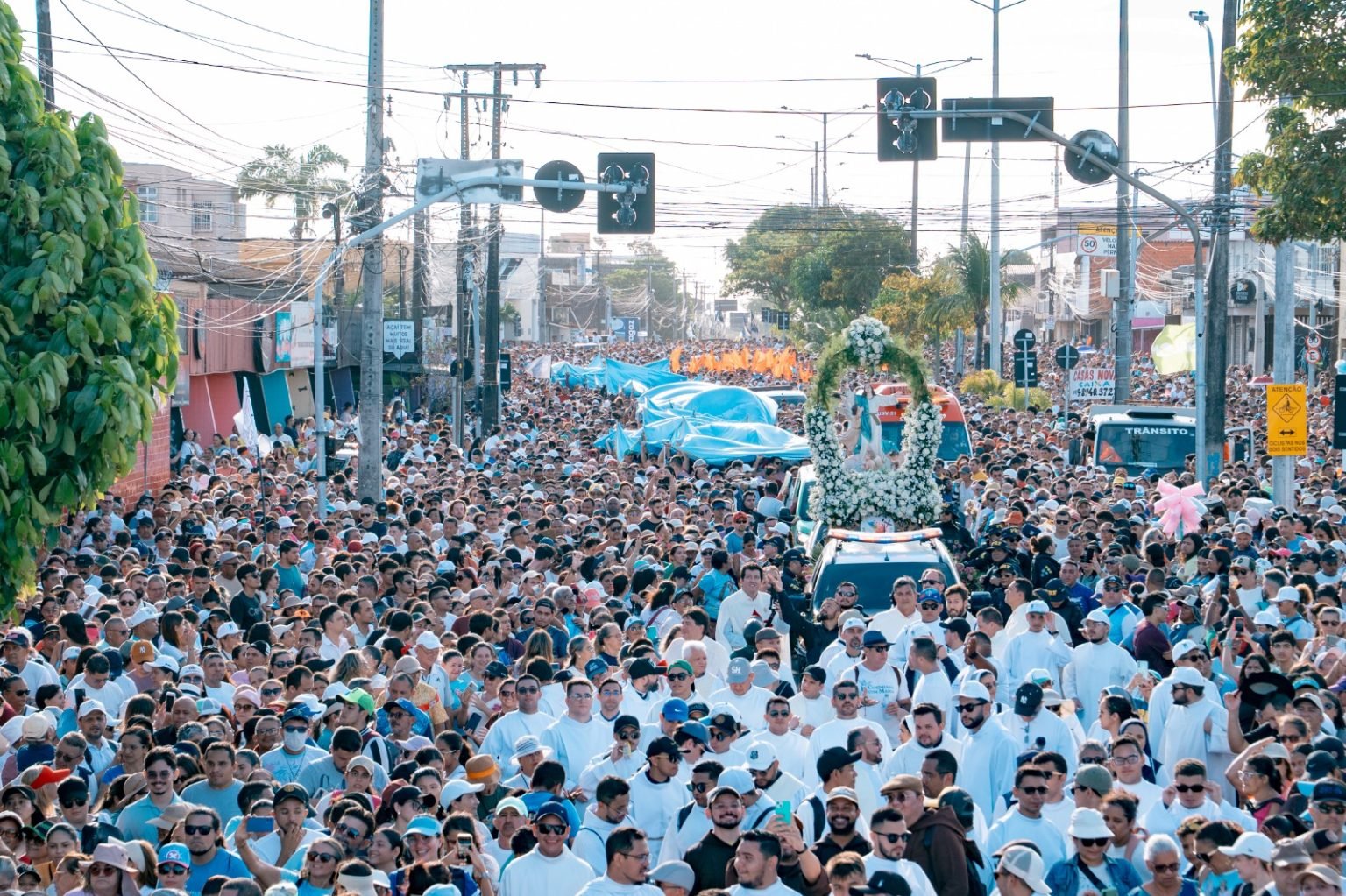 Caminhada com Maria pelas ruas de Fortaleza