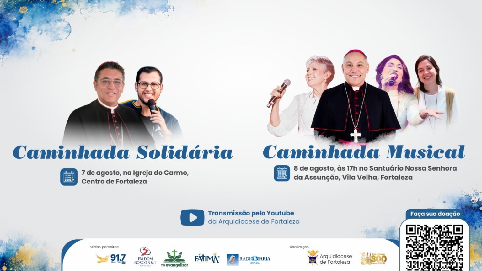 Caminhadas Solidaria e Musical integram programacao preparatoria para a 24a Caminhada com Maria